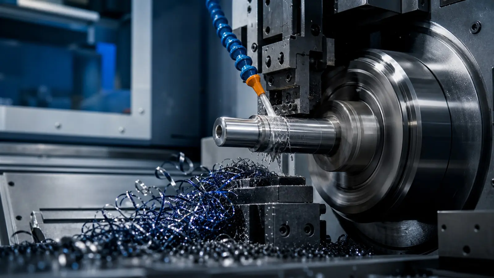 CNC lathe at the Industrias IMR plant