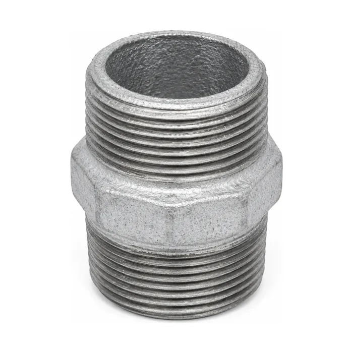 Niple barril galvanizado