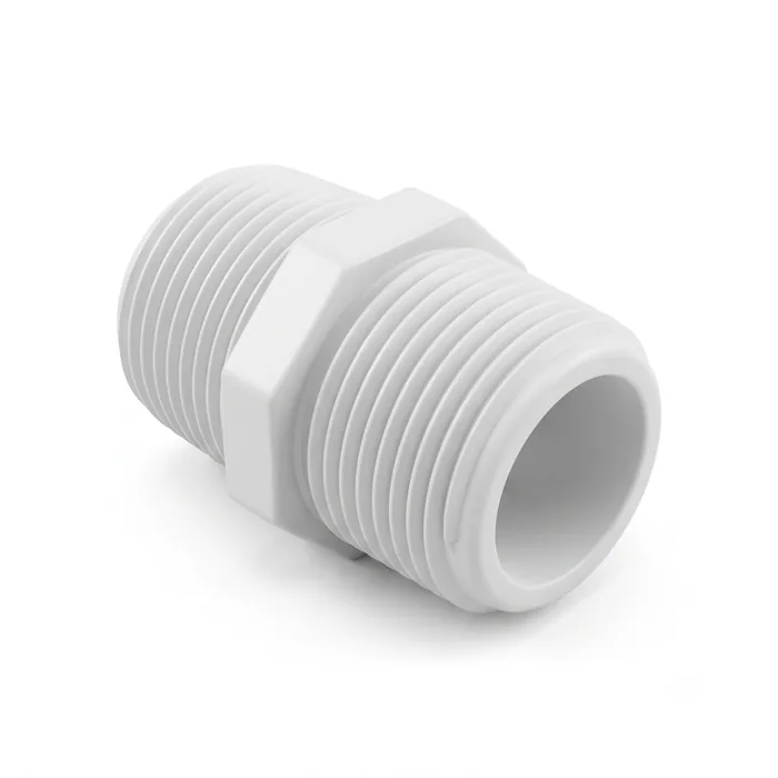 Niple barril polipropileno blanco