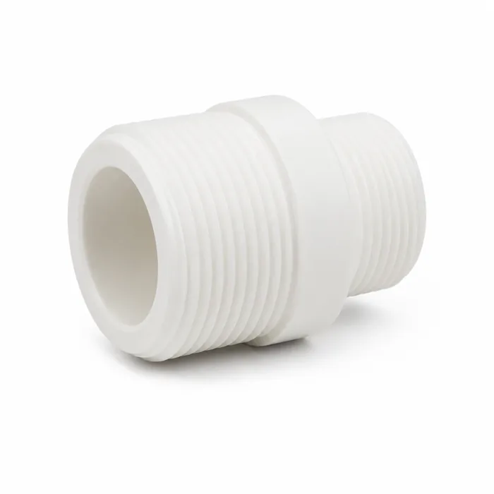 Niple reducido polipropileno blanco