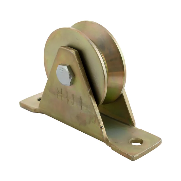 Polea de 4", Perfil en V, doble rodamiento