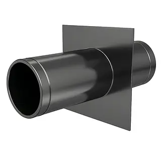 Pasamuro Acero Al Carbón Extremos Ranurados