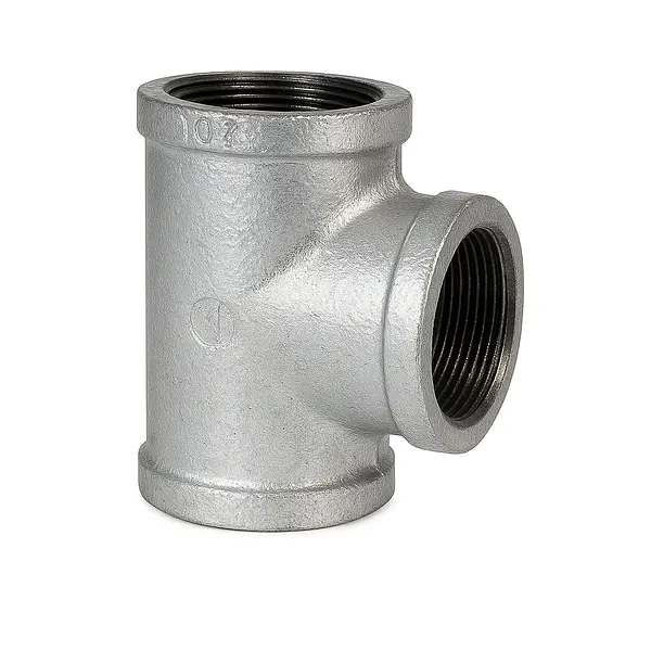 Tee Galvanizada Roscada