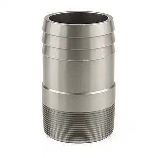 Macho Recto Manguera - Inoxidable